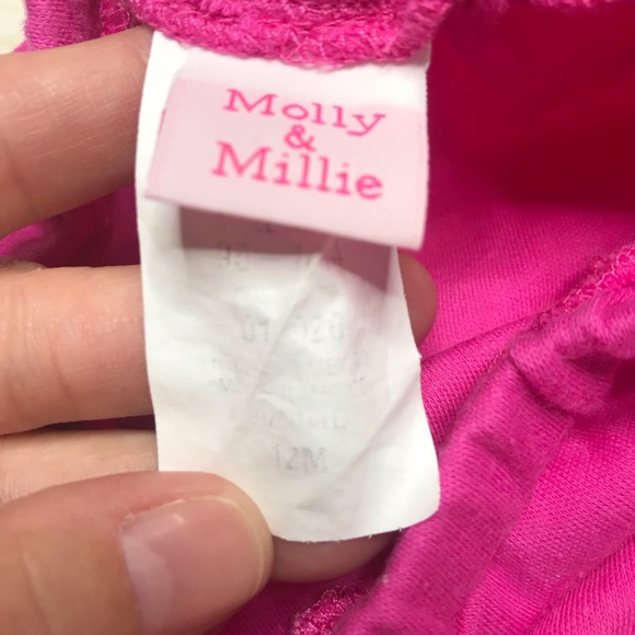 5/$25! Molly & Millie pink gingerbread man top size 12 months - Picture 5 of 5